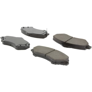 Centric Posi Quiet™ Ceramic Front Disc Brake Pads for 2017 Jeep Wrangler - 105.12730