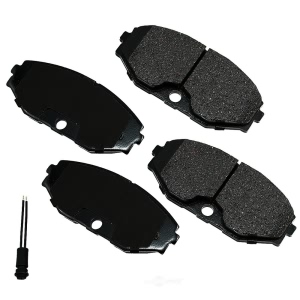 Akebono Pro-ACT™ Ultra-Premium Ceramic Front Disc Brake Pads for 1990 Infiniti Q45 - ACT486