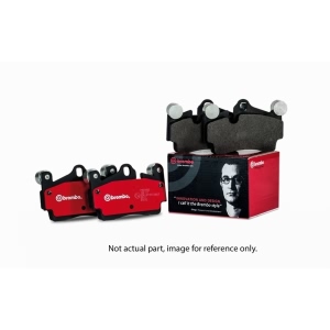 brembo Premium Ceramic Front Disc Brake Pads for 2009 Mercury Mariner - P24186N