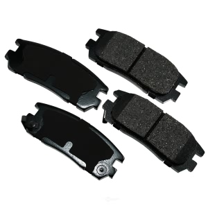 Akebono Pro-ACT™ Ultra-Premium Ceramic Rear Disc Brake Pads for 2001 Honda Passport - ACT580