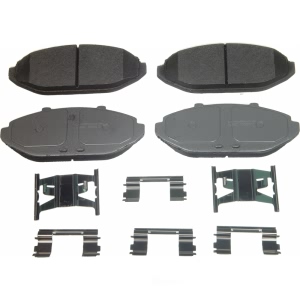 Wagner ThermoQuiet Semi-Metallic Disc Brake Pad Set for 1998 Lincoln Town Car - MX748