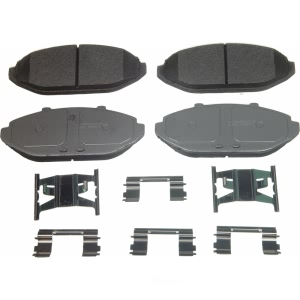 Wagner ThermoQuiet Semi-Metallic Disc Brake Pad Set for 1998 Mercury Grand Marquis - MX748