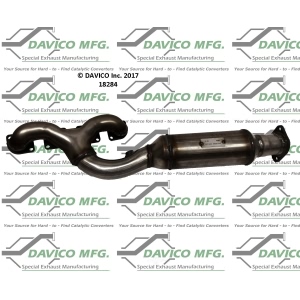 Davico Exhaust Manifold with Integrated Catalytic Converter for BMW 745Li - 18284
