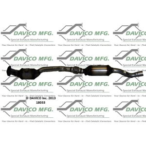 Davico Direct Fit Catalytic Converter and Pipe Assembly for Audi A6 - 18033
