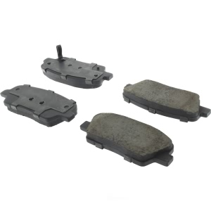 Centric Posi Quiet™ Ceramic Rear Disc Brake Pads for Genesis - 105.12843