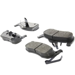 Centric Posi Quiet™ Semi-Metallic Rear Disc Brake Pads for 2007 Jeep Commander - 104.10870