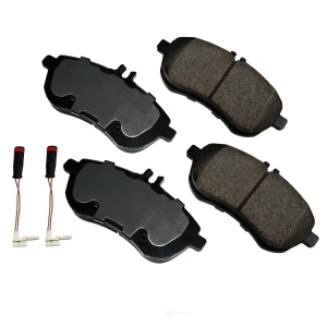 Akebono Euro™ Ultra-Premium Ceramic Brake Pads for 2012 Mercedes-Benz SLK250 - EUR1340