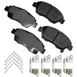 Akebono Pro-ACT™ Ultra-Premium Ceramic Front Disc Brake Pads for Acura ILX - ACT621C