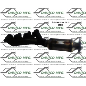 Davico Exhaust Manifold with Integrated Catalytic Converter for 2009 Cadillac SRX - 19248