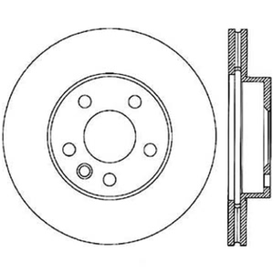 Centric Premium Vented Front Brake Rotor for Volkswagen EuroVan - 125.33052