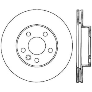 Centric Premium Vented Front Brake Rotor for 1999 Volkswagen EuroVan - 125.33052