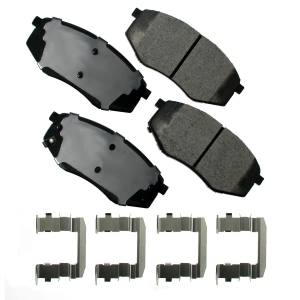 Akebono Pro-ACT™ Ultra-Premium Ceramic Front Disc Brake Pads for 2011 Kia Sportage - ACT1447