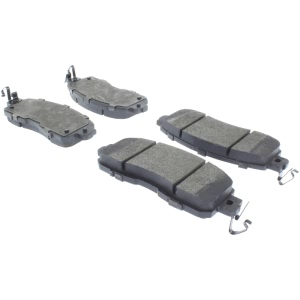 Centric Posi Quiet™ Semi-Metallic Brake Pads With Hardware for 2017 Nissan Leaf - 104.16500