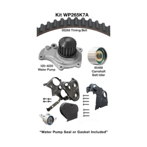 Dayco Timing Belt Kit With Water Pump for Chrysler - WP265K7A