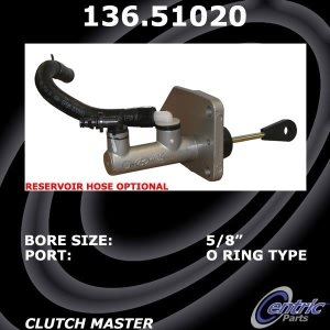 Centric Premium™ Clutch Master Cylinder for 2009 Hyundai Santa Fe - 136.51020