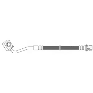 Centric Rear Driver Side Brake Hose for 2020 Dodge Durango - 150.58318