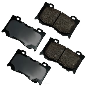 Akebono Performance™ Ultra-Premium Ceramic Front Brake Pads for 2011 Infiniti FX50 - ASP1346