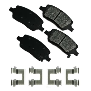 Akebono Pro-ACT™ Ultra-Premium Ceramic Rear Disc Brake Pads for 2007 Chevrolet Uplander - ACT1093