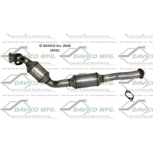 Davico Direct Fit Catalytic Converter and Pipe Assembly for 2009 Lincoln Town Car - 19532