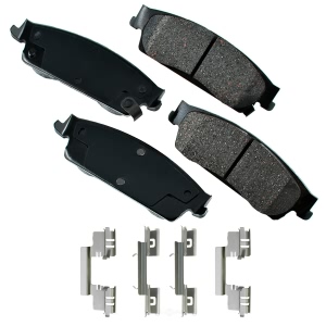 Akebono Performance™ Ultra-Premium Ceramic Rear Brake Pads for 2007 Cadillac Escalade - ASP1194A