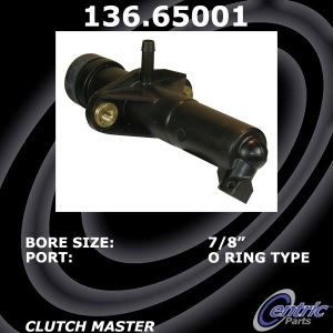 Centric Premium Clutch Master Cylinder for 1987 Ford E-150 Econoline - 136.65001