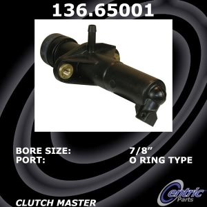 Centric Premium Clutch Master Cylinder for 1986 Ford E-250 Econoline Club Wagon - 136.65001