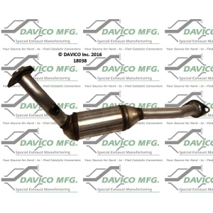 Davico Direct Fit Catalytic Converter and Pipe Assembly for 2000 Nissan Xterra - 18038