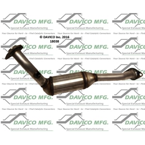 Davico Direct Fit Catalytic Converter and Pipe Assembly for 2002 Nissan Xterra - 18038