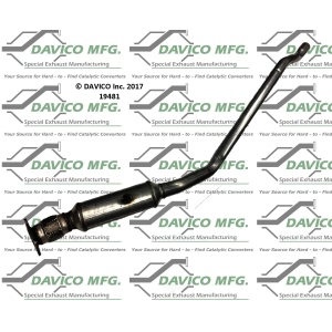 Davico Direct Fit Catalytic Converter and Pipe Assembly for 2001 Chrysler Voyager - 19481