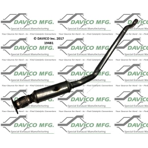 Davico Direct Fit Catalytic Converter and Pipe Assembly for 2001 Dodge Caravan - 19481