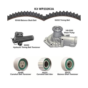 Dayco Timing Belt Kit With Water Pump for 2002 Mitsubishi Eclipse - WP232K3A
