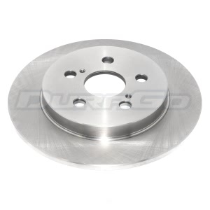 DuraGo Solid Rear Brake Rotor for 2019 Toyota Prius AWD-e - BR900756