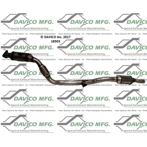 Davico Direct Fit Catalytic Converter and Pipe Assembly for 2011 Audi A6 Quattro - 18503