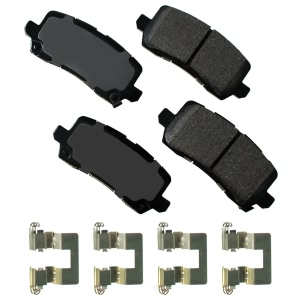 Akebono Pro-ACT™ Ultra-Premium Ceramic Rear Disc Brake Pads for Acura RLX - ACT1698