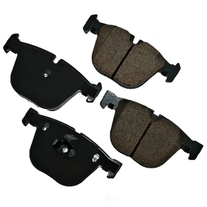 Akebono EURO™ Ultra-Premium Ceramic Rear Disc Brake Pads for 2007 BMW 650i - EUR919