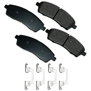 Akebono Pro-ACT™ Ultra-Premium Ceramic Rear Disc Brake Pads for 2003 Ford F-350 Super Duty - ACT757