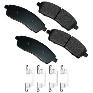 Akebono Pro-ACT™ Ultra-Premium Ceramic Rear Disc Brake Pads for 2002 Ford Excursion - ACT757