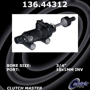 Centric Premium Clutch Master Cylinder for 2009 Toyota Tacoma - 136.44312