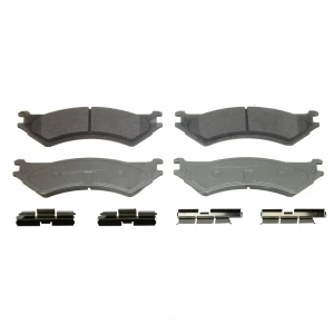 Wagner Thermoquiet Semi Metallic Rear Disc Brake Pads for 2002 Ford E-250 Econoline - MX802