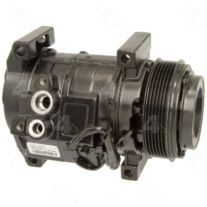 Four Seasons Remanufactured A C Compressor With Clutch for 2002 Chevrolet Silverado 2500 HD - 67316
