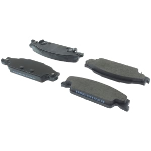 Centric Posi Quiet™ Semi-Metallic Rear Disc Brake Pads for 2004 Cadillac CTS - 104.09220