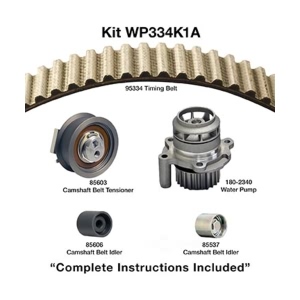 Dayco Timing Belt Kit With Water Pump for Volkswagen Eos - WP334K1A