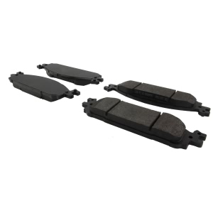 Centric Posi Quiet™ Extended Wear Semi-Metallic Front Disc Brake Pads for 2013 Lincoln MKT - 106.15080