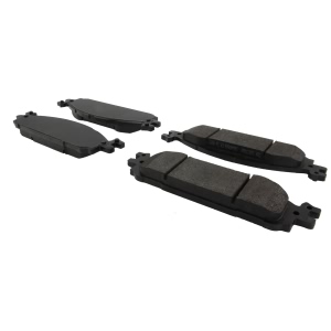Centric Posi Quiet™ Extended Wear Semi-Metallic Front Disc Brake Pads for 2013 Ford Flex - 106.15080