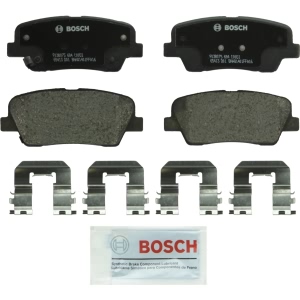Bosch QuietCast™ Premium Organic Rear Disc Brake Pads for Hyundai Santa Fe Sport - BP1284