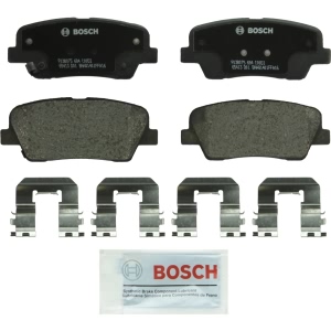 Bosch QuietCast™ Premium Organic Rear Disc Brake Pads for 2013 Hyundai Genesis Coupe - BP1284