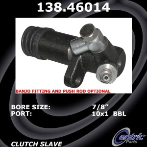 Centric Premium Clutch Slave Cylinder for Dodge - 138.46014