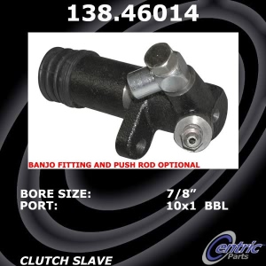 Centric Premium Clutch Slave Cylinder for 1995 Dodge Avenger - 138.46014