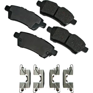 Akebono Pro-ACT™ Ultra-Premium Ceramic Rear Disc Brake Pads for 2006 Nissan Xterra - ACT1101