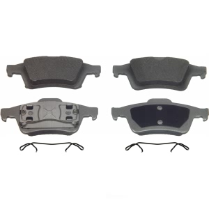 Wagner ThermoQuiet Semi-Metallic Disc Brake Pad Set for 2004 Mazda 3 - MX973A